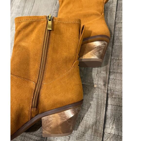 Franco Sarto Women’s Sammi Ankle Bootie – Whiskey Tan | Size 7 - Picture 4 of 15